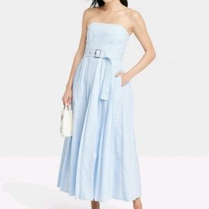 Womens belted midi dress size 14